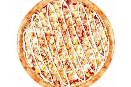 Гавайская с курицей на томатном соусе (32 см)