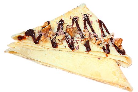 С шоколадом и орехами