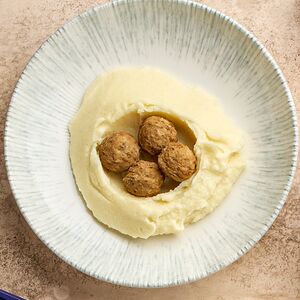 Фрикадельки куриные с картофельным пюре 