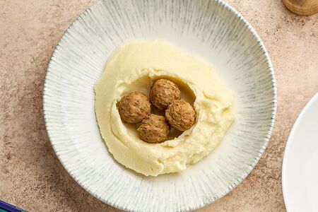 Фрикадельки куриные с картофельным пюре 