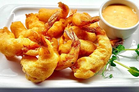 Креветки Темпура