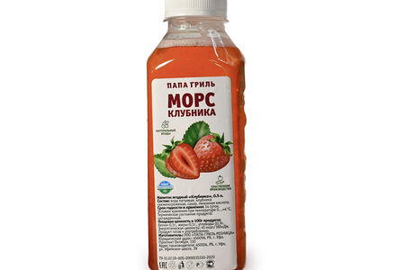 Морс из клубники, бут 0,500