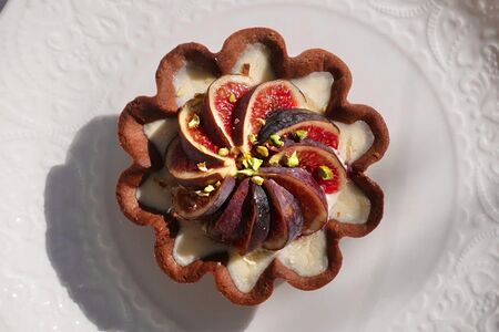 Торта аль формаджио с инжиром