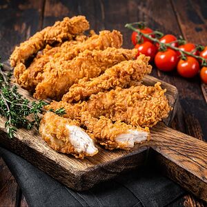 Стрипсы жареные 