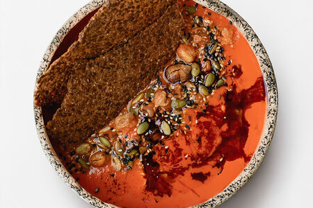 Суп из печеных перцев