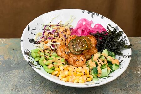 Поке с креветкой