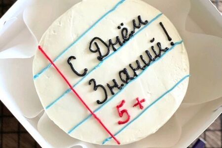 Бенто-торт 1 сентября