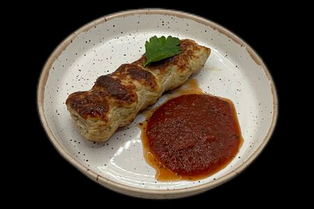 Люля-кебаб из курицы с шашлычным соусом