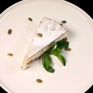 Торт рикотта с грушей