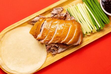 Половина утки по-пекински