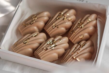 Мадлен с малиной