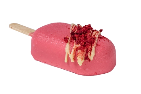 Пирожное эскимо ваниль-малина