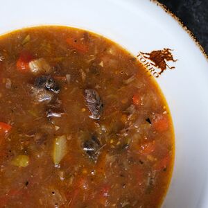 Большая тарелка шурпы