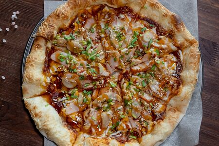 Пицца терияки с курицей