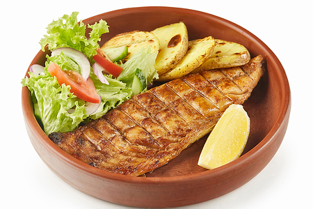 Скумбрия с картофелем