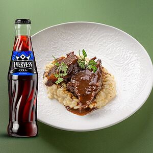 Говяжье щечки + 1 напиток на выбор