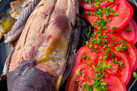 Терпуг горячего копчения 