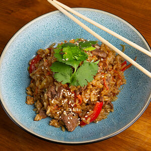 Wok Рис с говядиной