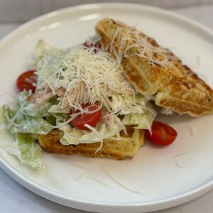 Картофельные вафли Цезарь без глютена 