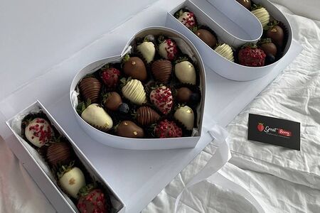 Набор клубники в шоколаде I Love u