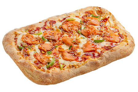 Римская пицца Лосось сладкий чили