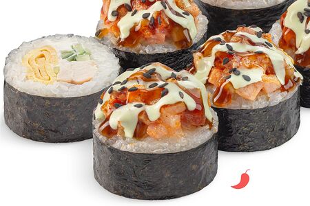 Ролл Чикен-бекон с васаби