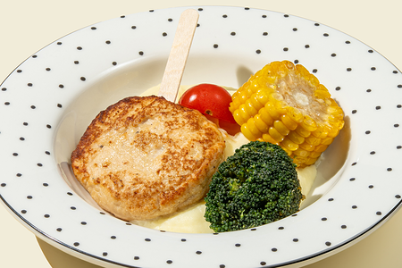 (аг) Куриная медалька с пюре