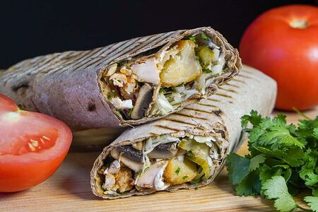 С картофелем и грибами