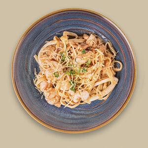 Тальятелле с морепродуктами