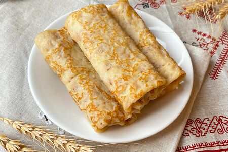 Блины с мясом