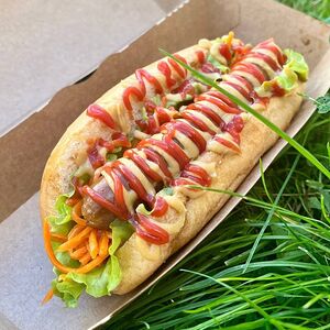 Хот-дог с морковью