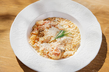 Птитим с морепродуктами