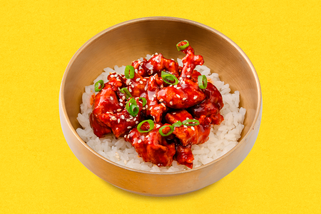 Корейский чикен в кисло-сладком соусе