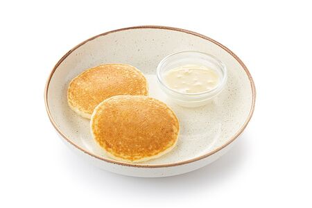 Панкейки со сгущенкой