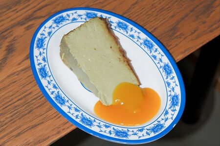 Баскский чизкейк матча 