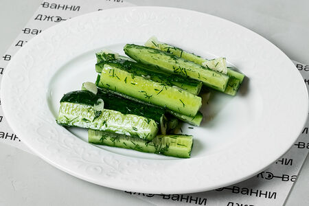 Малосольные огурчики по-грузински