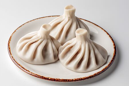 Хинкали с говядиной и свининой