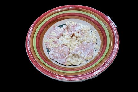 Паста Птитим с ветчиной