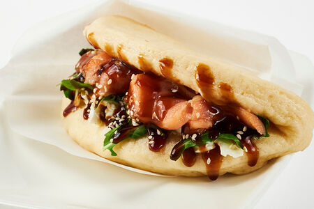 Бао с лососем