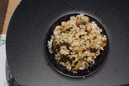 Ризотто с лесными грибами