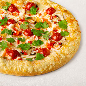 Том ям с креветками на пышном тесте 25 см