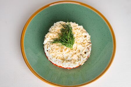 Мимоза с курицей