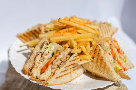 Клаб-сэндвич с курицей