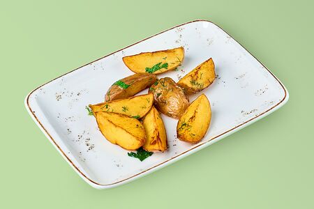 Картофельные дольки по-деревенски