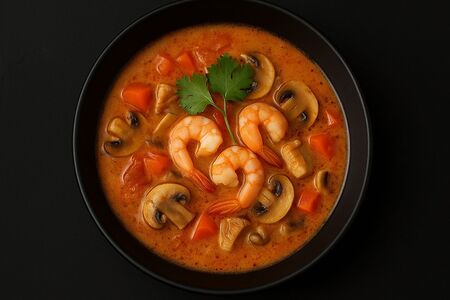 Суп Том ям с креветками