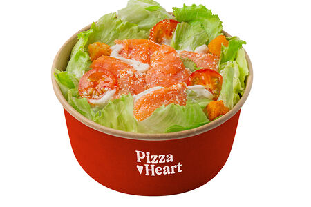 Салат Цезарь с лососем