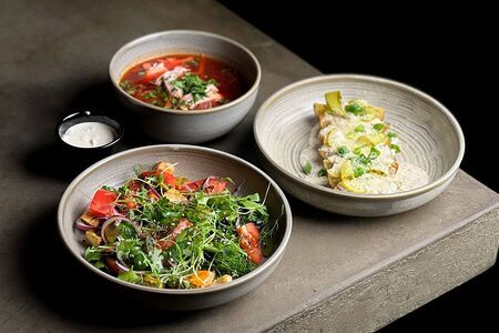 Сет №40 Салат, горячее, суп