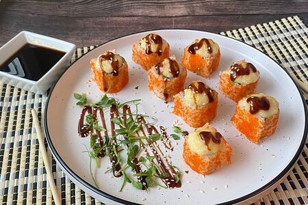 Запеченные с лососем