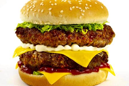 Бургер двойной с сыром