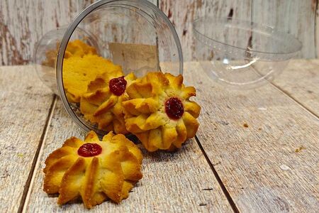 Печенье Курабье в стакане